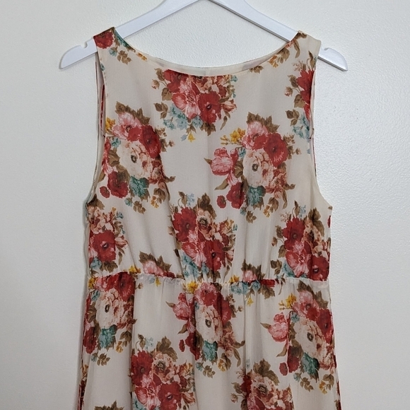 Alice & Olivia White Medium Pink Floral Dress - Picture 3 of 6